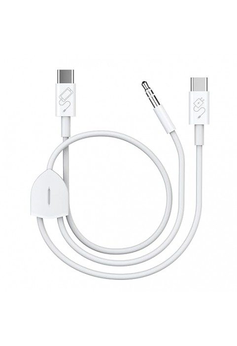 AEA089-NN-C1-USB C to 3.5mm audio cable, PD charging, 2-in-1 design supports simultaneous charging and playback of audio